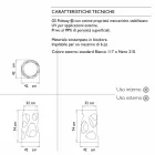 Stapelbarer Hocker für draußen oder drinnen Weiß oder Schwarz 2 Stück - Liberty by Myyour Viadurini