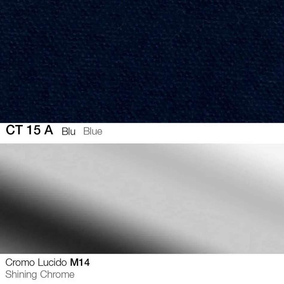 Drehbarer Hocker aus Stoff und Stahl mit Gasfeder Made in Italy - Marchesi Viadurini