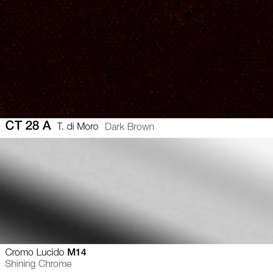 Drehbarer Hocker aus Stoff und Stahl mit Gasfeder Made in Italy - Marchesi Viadurini