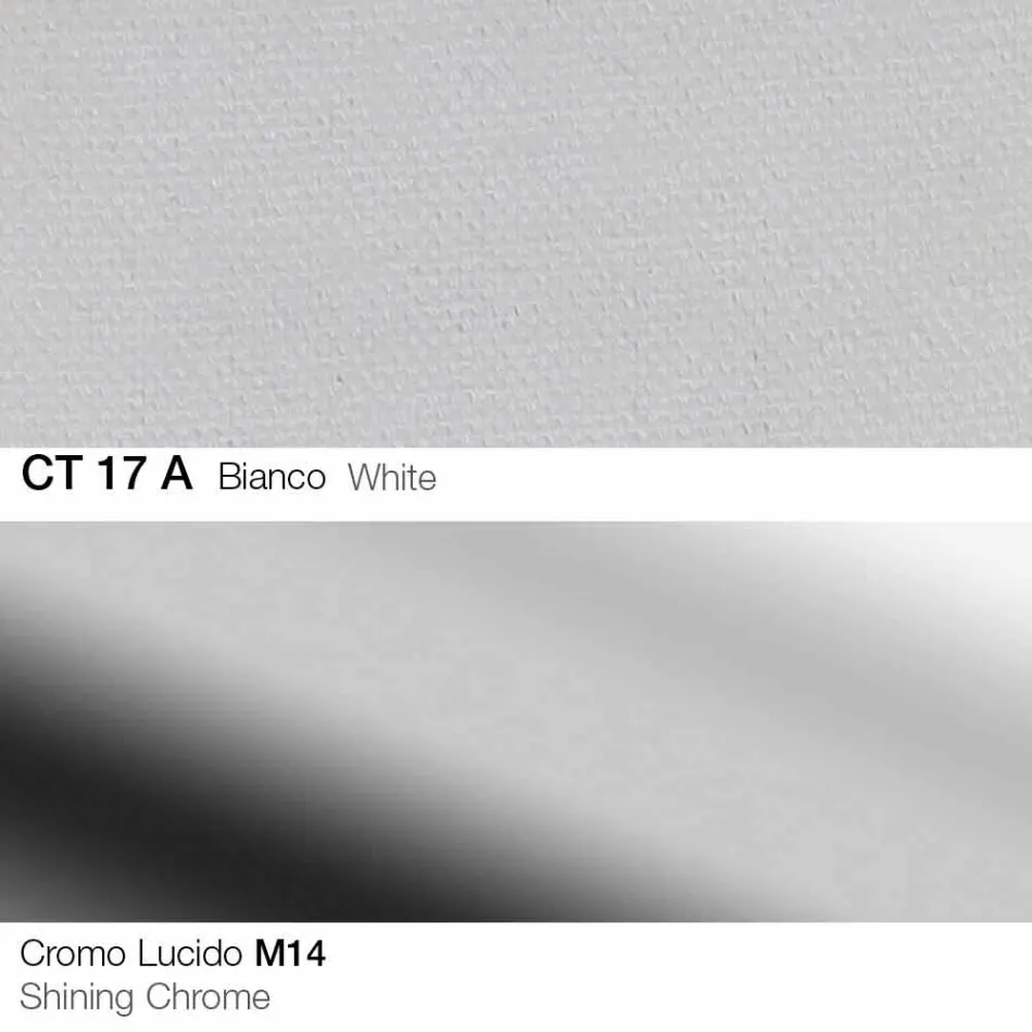 Drehbarer Hocker aus Stoff und Stahl mit Gasfeder Made in Italy - Marchesi Viadurini