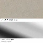 Drehbarer Hocker aus Stoff und Stahl mit Gasfeder Made in Italy - Marchesi Viadurini