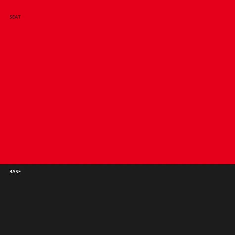 Stapelbarer Hocker aus Metall und Polypropylen Hergestellt in Italien, 2 Stück - Charla Viadurini