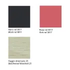 Hocker aus massiver Buche mit Stoffsitz, hergestellt in Italien – Regensburg Viadurini