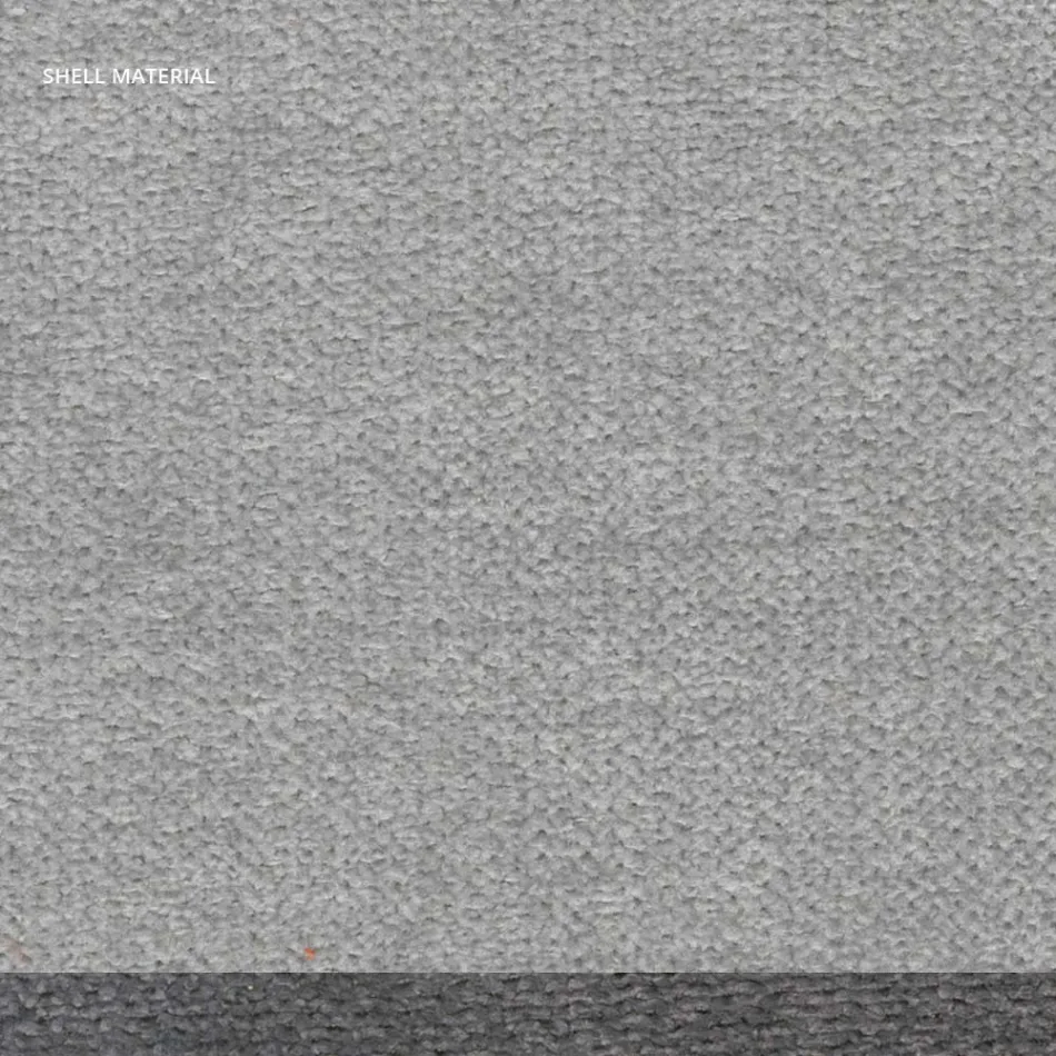 Moderner Hocker aus farbigem Metall und Stoff Made in Italy - Marianet Viadurini