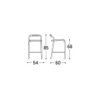 Outdoor-Hocker mit Kissen inklusive Made in Italy - Noss by Varaschin Viadurini