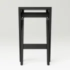 Klappbarer und stapelbarer Hocker aus massiver Esche – Write Viadurini