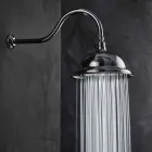 Anti-Kalk-Duschkopf aus Stahl und klassischem Messing Made in Italy - Mingo Viadurini