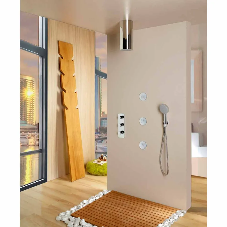 Duschkopf elegantes modernes Design zu einem Jet-Bossini Viadurini