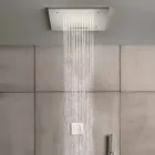 Duschkopf aus Edelstahl mit Farbtherapie Made in Italy - Solver Viadurini