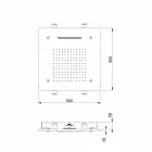 Duschkopf aus Edelstahl mit Farbtherapie Made in Italy - Solver Viadurini