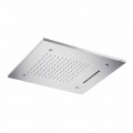 Duschkopf mit Luxus-Farbtherapie aus Edelstahl Made in Italy - Solver
