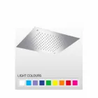 Quadratischer Single Jet Duschkopf aus Edelstahl Made in Italy - Jet Viadurini