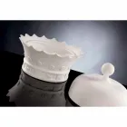 Handgefertigtes Keramik-Ornament in Form einer Krone Made in Italy - Kingo Viadurini