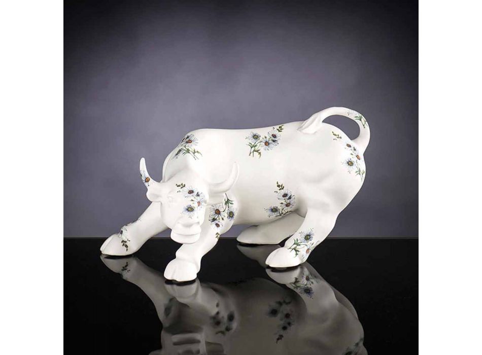 Handgefertigtes Keramik Ornament in Bull-Form Made in Italy - Bulino Viadurini