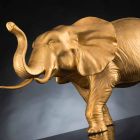 Handgefertigtes Keramikornament in Elefantenform Made in Italy - Fante Viadurini