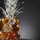 Dekoratives ananasförmiges Kristallornament Made in Italy - Ananas Viadurini