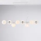 Lackierte Eisen-Pendelleuchte, hergestellt in Italien, für die Inneneinrichtung - Berlin Viadurini