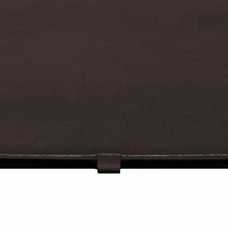 Design Desk Pad aus regeneriertem, zu öffnendem Leder Made in Italy - Aristoteles Viadurini