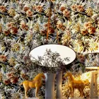 Wand- Bodenspiegel aus Massivholz Grilli York in Italien hergestellt  Viadurini