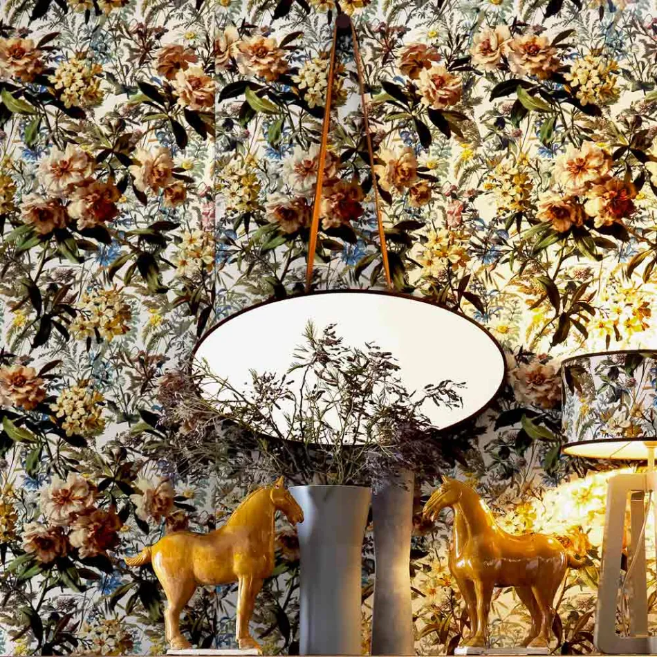 Wand- Bodenspiegel aus Massivholz Grilli York in Italien hergestellt  Viadurini