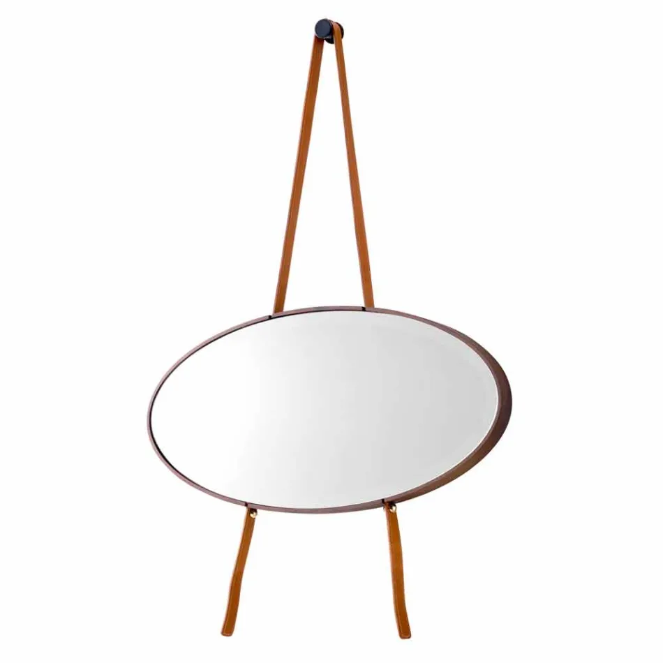 Wandmontierter Spiegel / stehendes Massivholz Grilli York made in Italy Viadurini