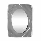 Moderner Wandspiegel der Diva geraucht, hergestellt in Italien Viadurini