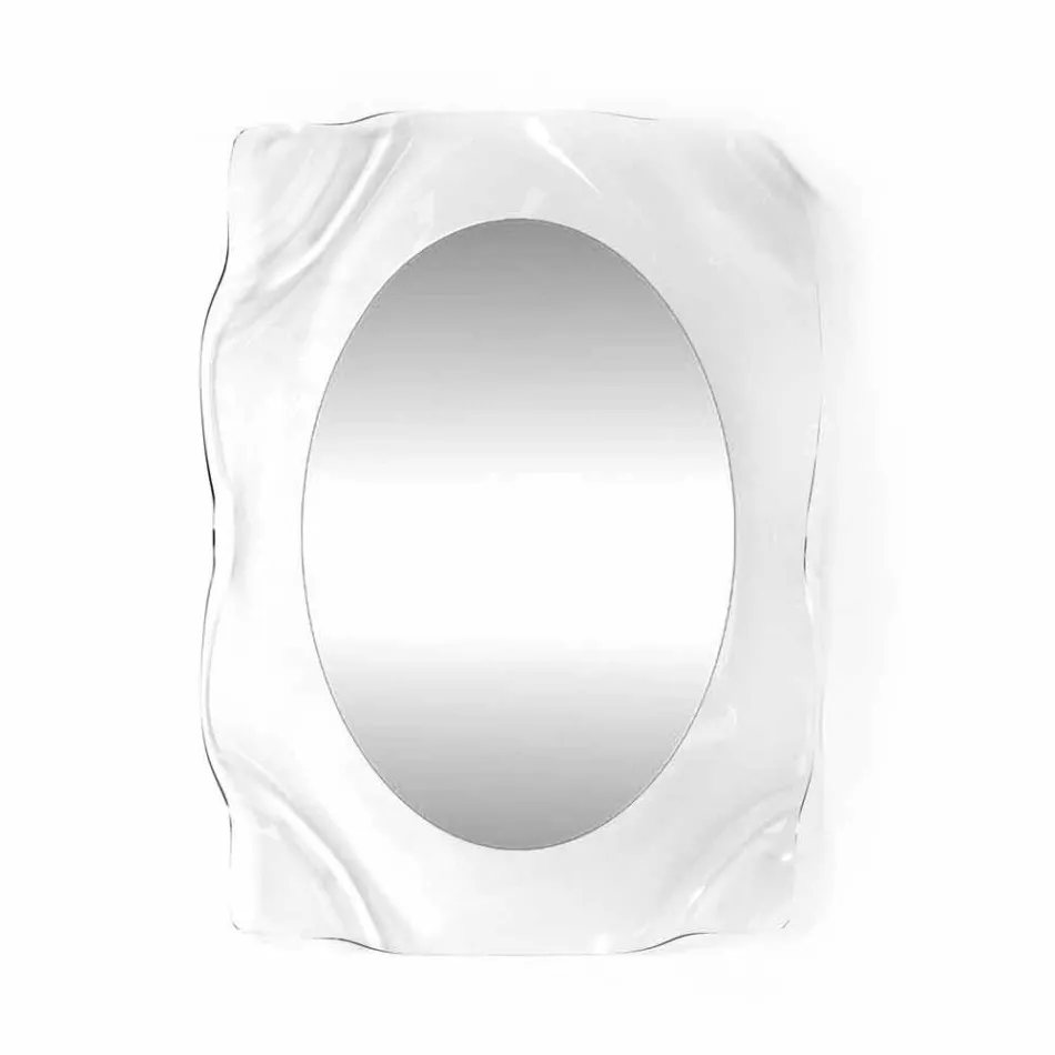 Modernes Design transparenter Wandspiegel Diva, made in Italy Viadurini