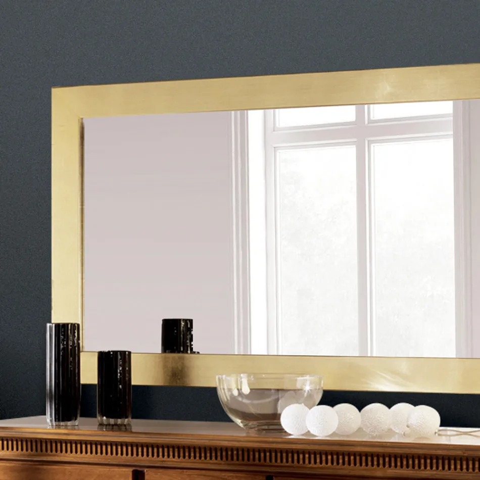 Spiegel mit Rahmen in verschiedenen Ausführungen, hergestellt in Italien – Belenus Viadurini