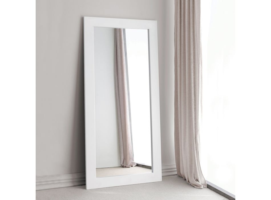 Spiegel mit Rahmen in verschiedenen Ausführungen, hergestellt in Italien – Belenus Viadurini