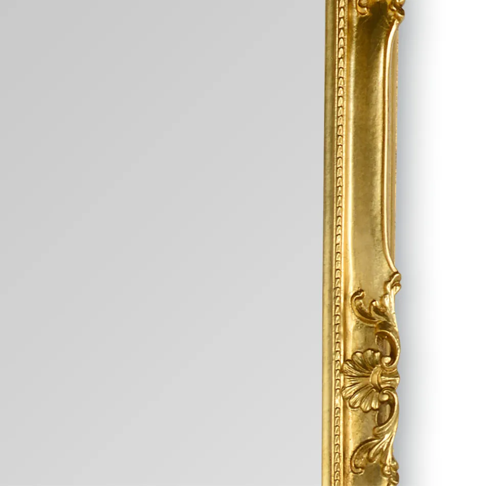 Spiegel mit handdekoriertem Holzrahmen Made in Italy - Venus Viadurini