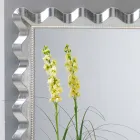 Spiegel der modernen Design-Wand mit Perlen verziert Lane Viadurini