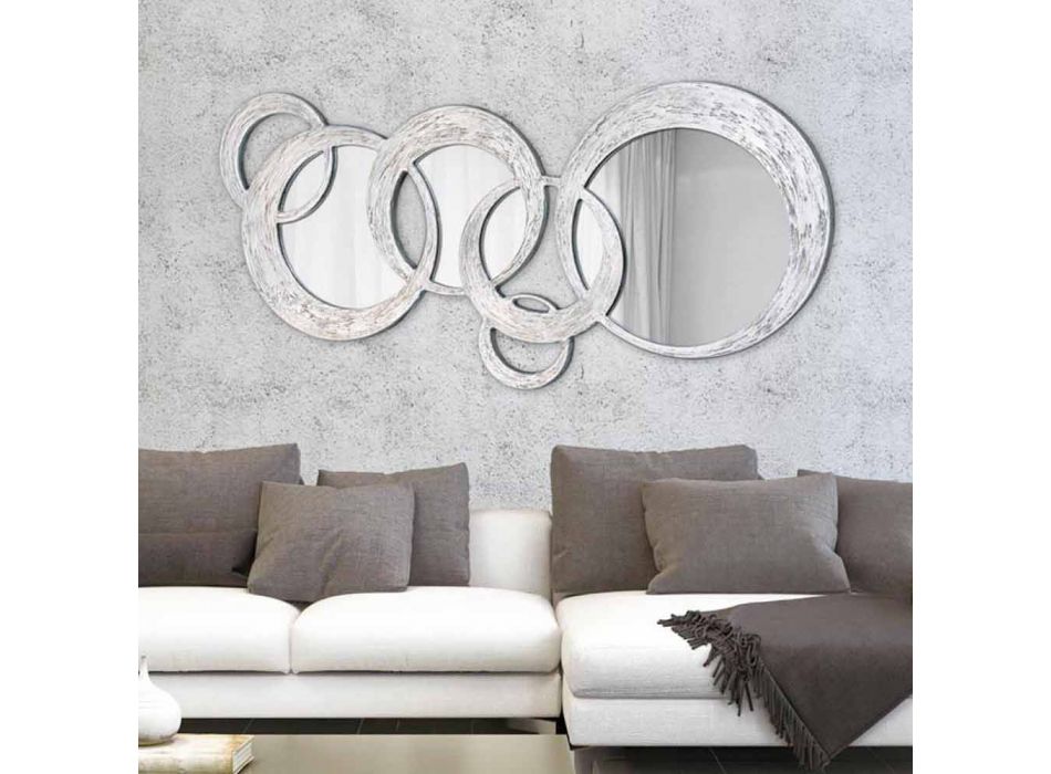 Wandspiegel in modernem Design Circles von Viadurini Decor Viadurini