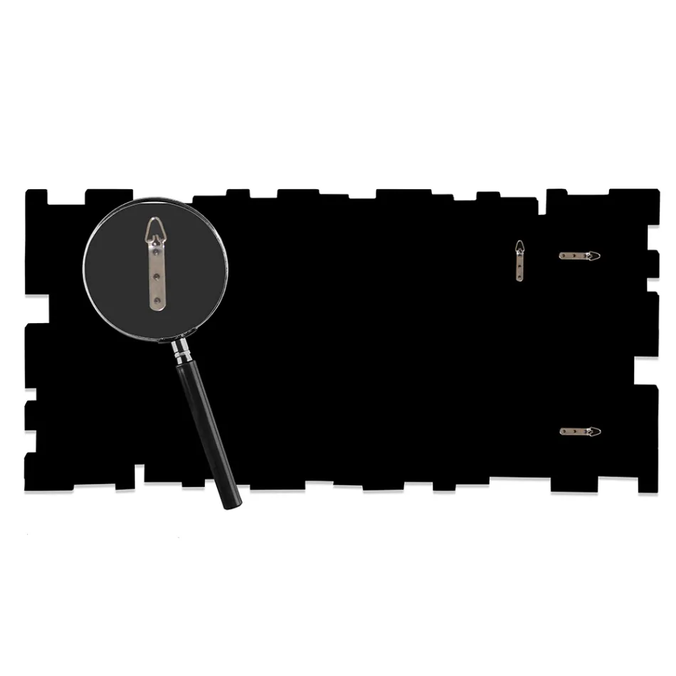 Rechteckiger Wandspiegel mit geformtem Glasrahmen - Norbo Viadurini