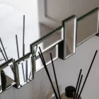 Rechteckiger Wandspiegel mit geformtem Glasrahmen - Norbo Viadurini