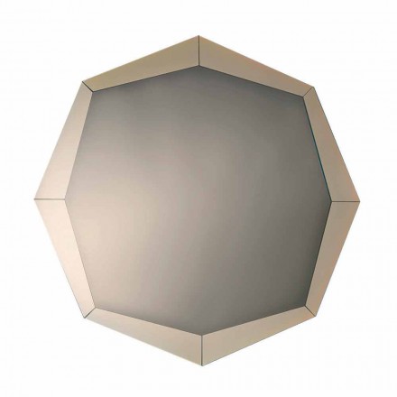 Design-Spiegel mit verspiegeltem Kristall-Finish, hergestellt in Italien – Bolina Viadurini