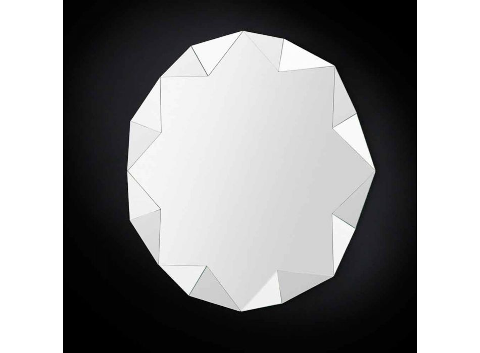 Spiegel moderne Wand durch dreidimensionale Design Diamant Viadurini