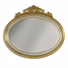 Spiegelwandfriesharz und Tannenholz made in Italy Alberto Viadurini