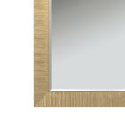 Rechteckiger Spiegel mit geschliffenem Spiegel, hergestellt in Italien – Bacco Viadurini