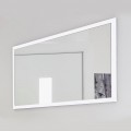 Rechteckiger Wandspiegel mit weißem oder anthrazitfarbenem Rahmen - Emanuelito