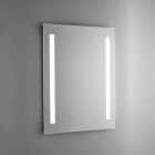 Badezimmerspiegel aus poliertem Draht mit LED-Hintergrundbeleuchtung Made in Italy - Tony Viadurini