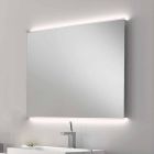 Badezimmerspiegel mit modernem Design LED-Licht mit Satinkanten Veva Viadurini
