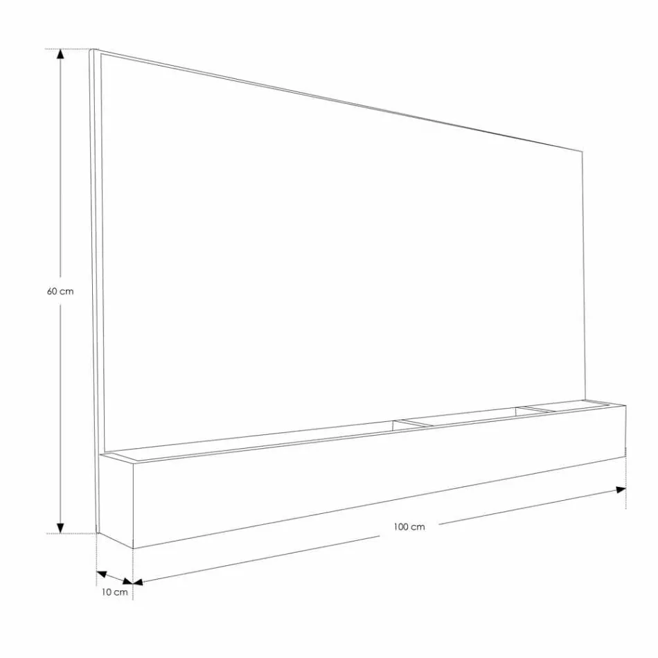 Wand-Badezimmerspiegel aus natürlichem Teakholz mit Aufbewahrungsfach - Palima Viadurini