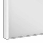 Moderner Einbau-Spiegelschrank aus silber lackiertem Aluminium - Demon Viadurini