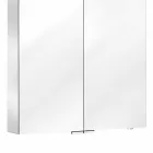 Wandspiegel mit 2 Türen mit LED-Licht und Steckdosen - Bramo Viadurini