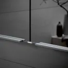 Wandspiegel aus Aluminium mit LED-Beleuchtung - Demon Viadurini