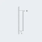 LED-Beleuchtungsspiegel mit 3 Türen, modernes Design, Carol Viadurini