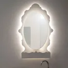Hinterleuchteter Plexiglas-Spiegelschrank, hergestellt in Italien - Leira Viadurini