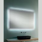 Badezimmerspiegel mit lasergravierten Dekorationen, hergestellt in Italien – Freud Viadurini