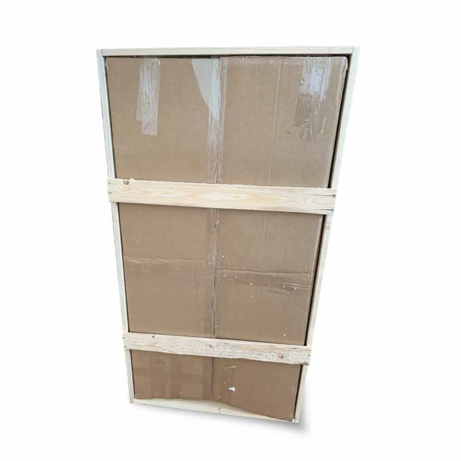 Wandspiegel mit LED-Hintergrundbeleuchtung auf 4 Seiten Made in Italy - Romio Viadurini