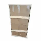 Moderner Wandspiegel mit LED-Licht und Stahlrahmen Made in Italy - Yutta Viadurini